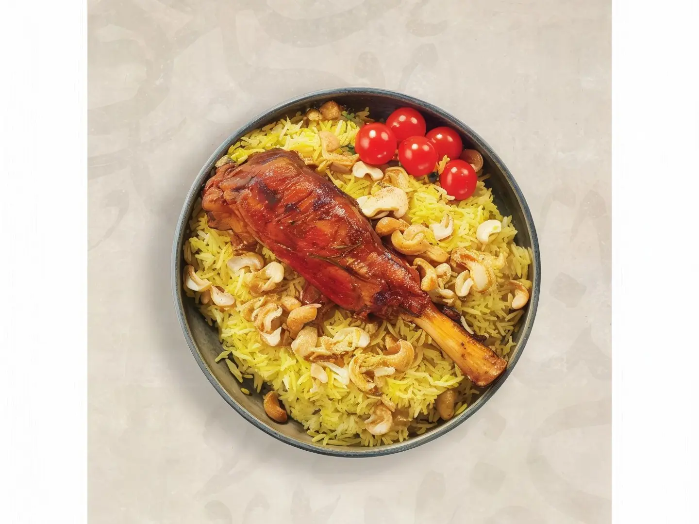 Smoked Lamb Shank With Rice