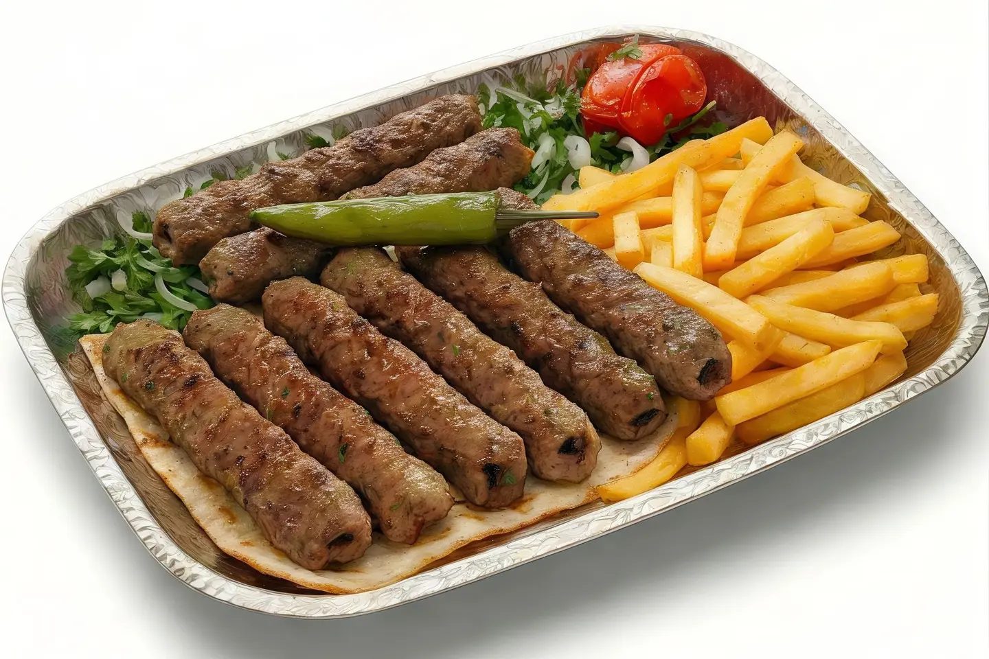 كباب لحم وسط