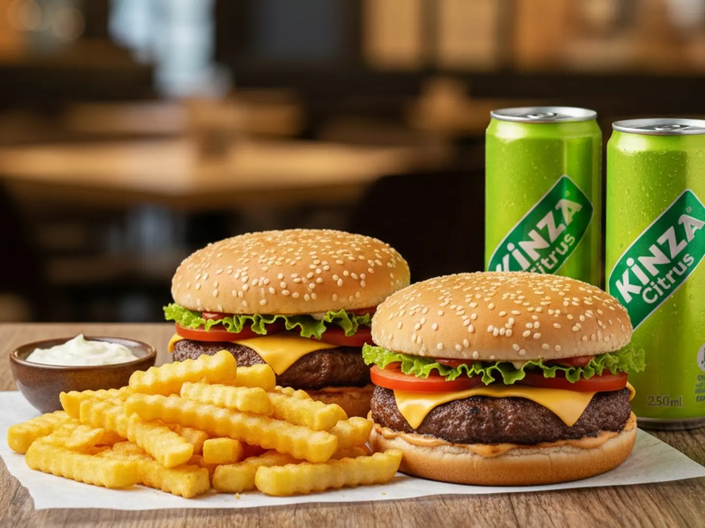 لحم برجر عرض