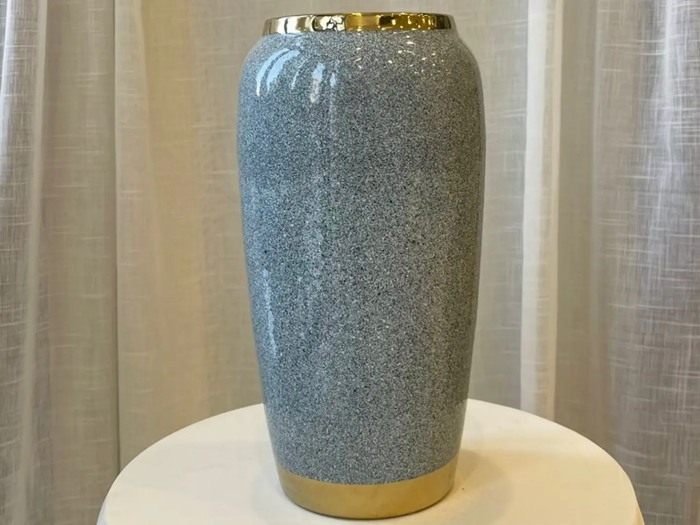 Opal Grey Speckled Vase
