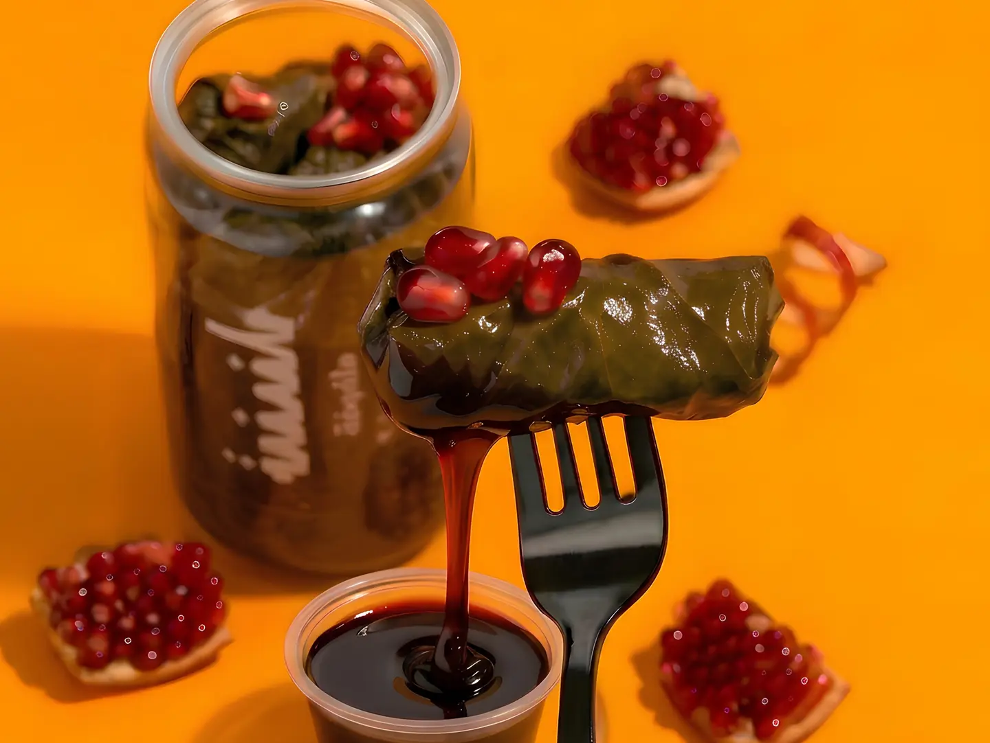 Grape Leaves With Pomegranate Molasses - Small