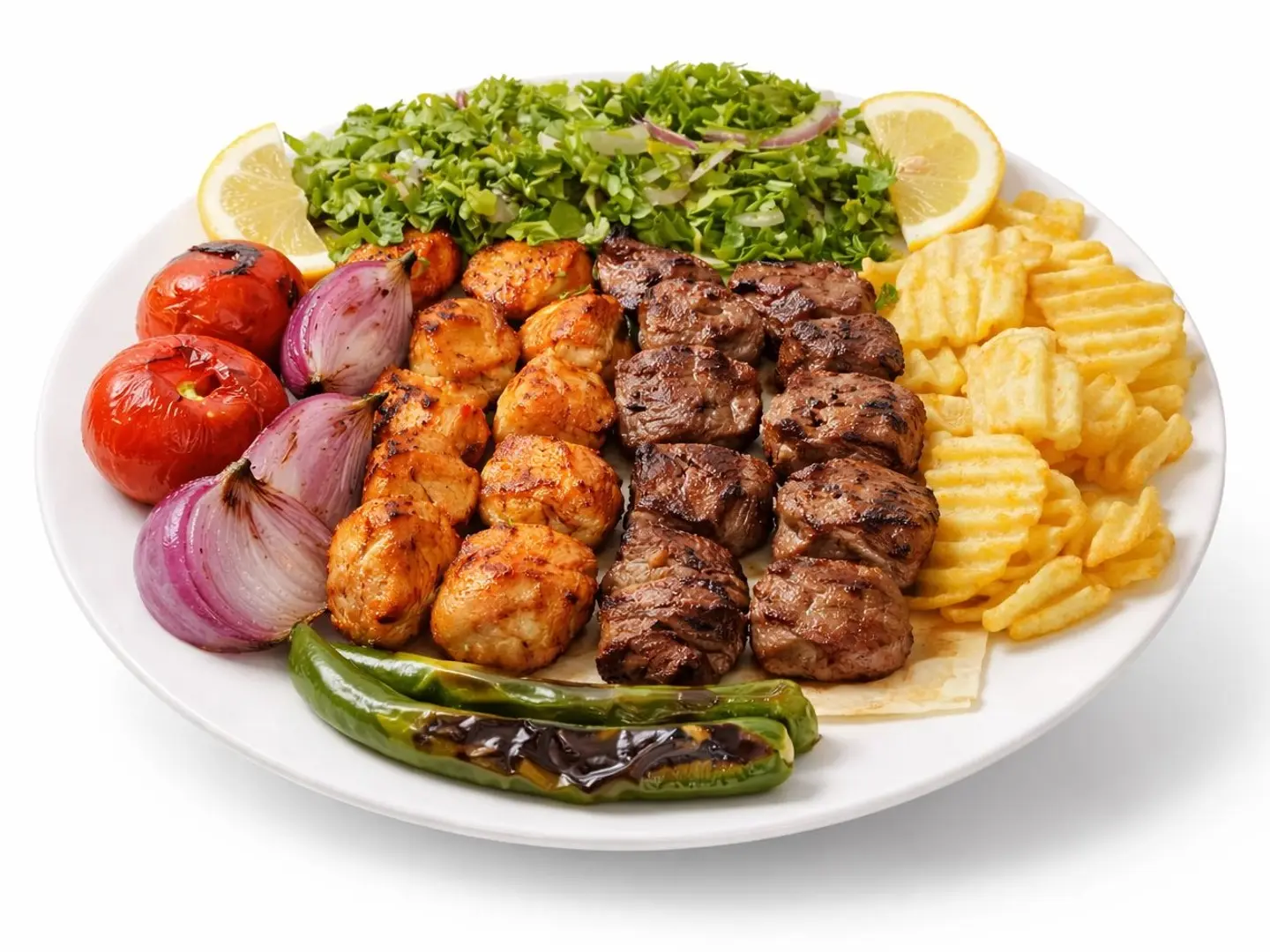 Mixed Skewers For One Person, Half A Kilo