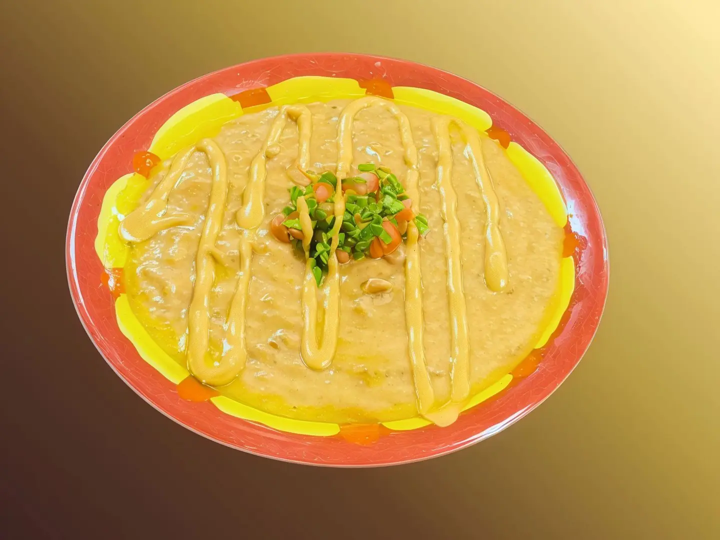 فول بالطحينة