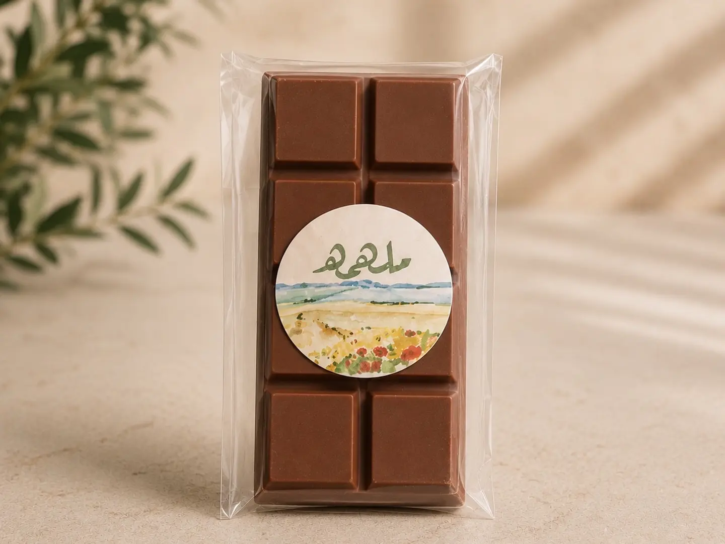 بار شوكولاتة كنافه ملهمه