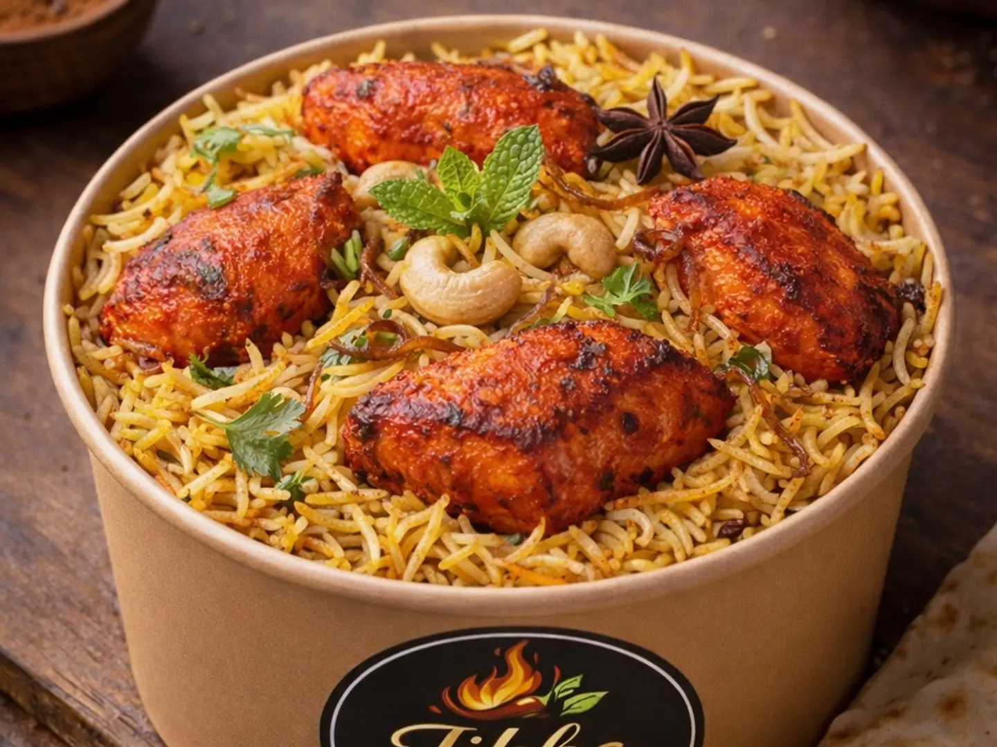 برياني سمك تكا