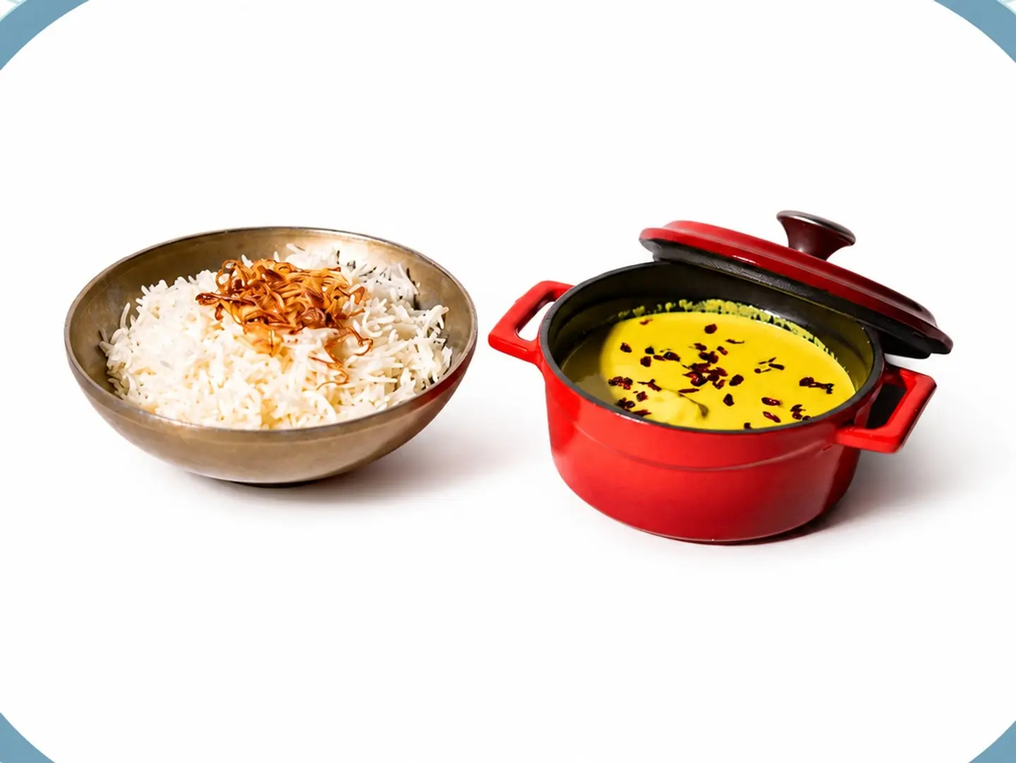 Saffron Sauce With Joojeh Kebab