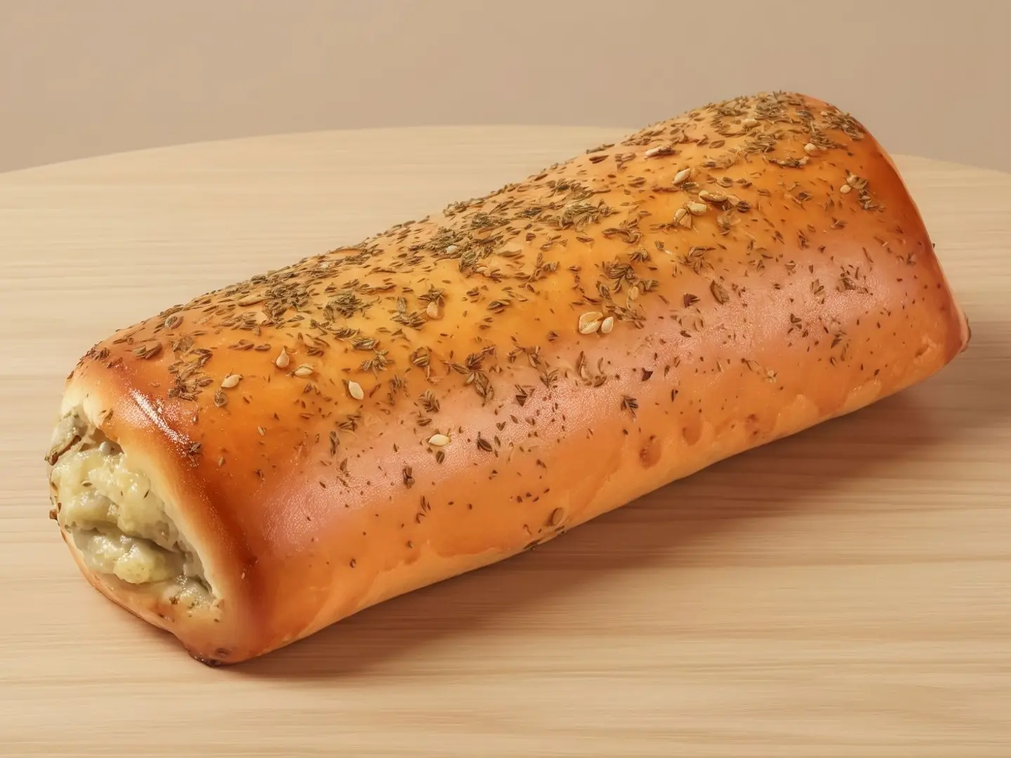 فطيرة لبنة بالزعتر