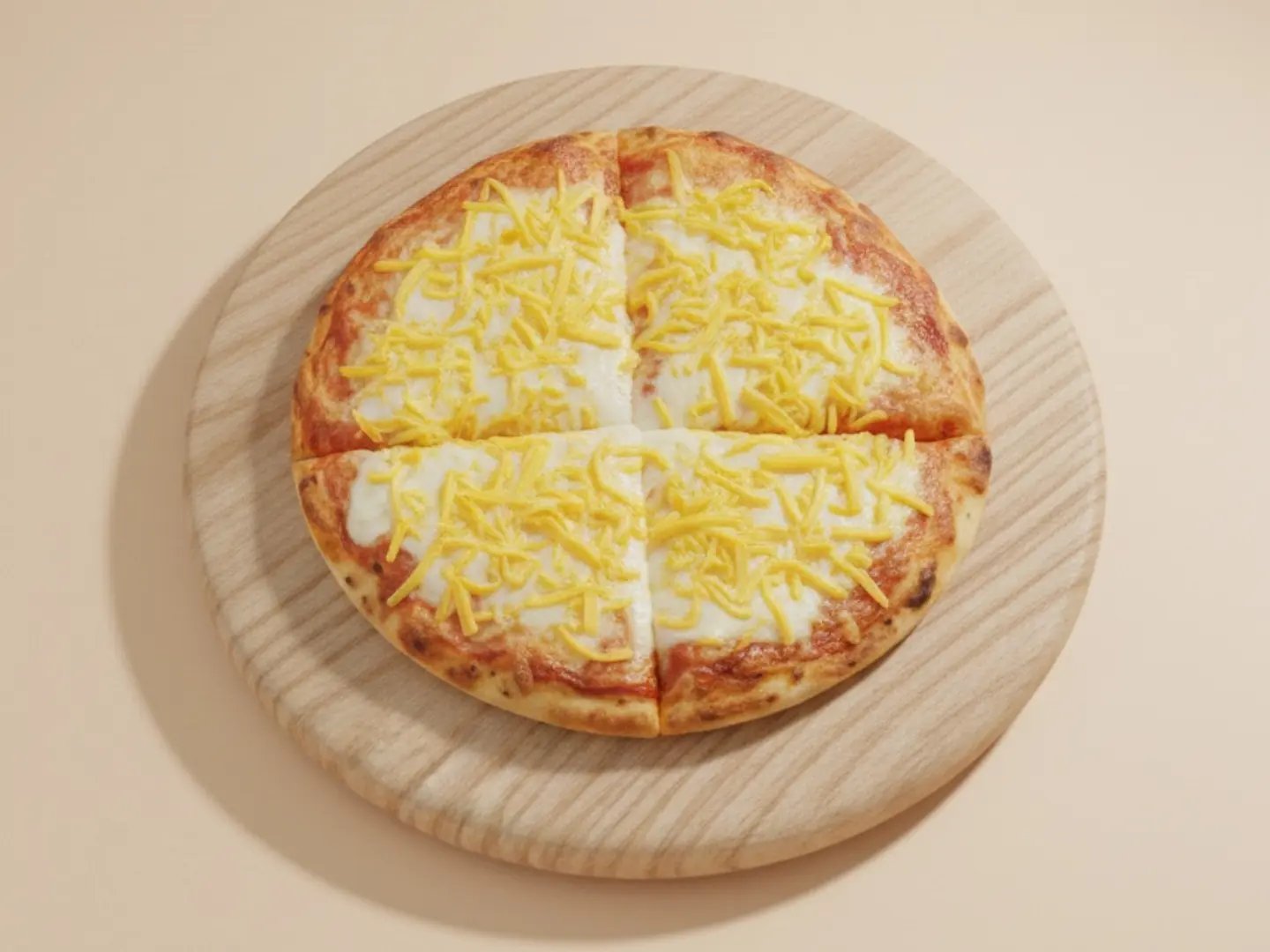 بيتزا الأجبان الثلالة