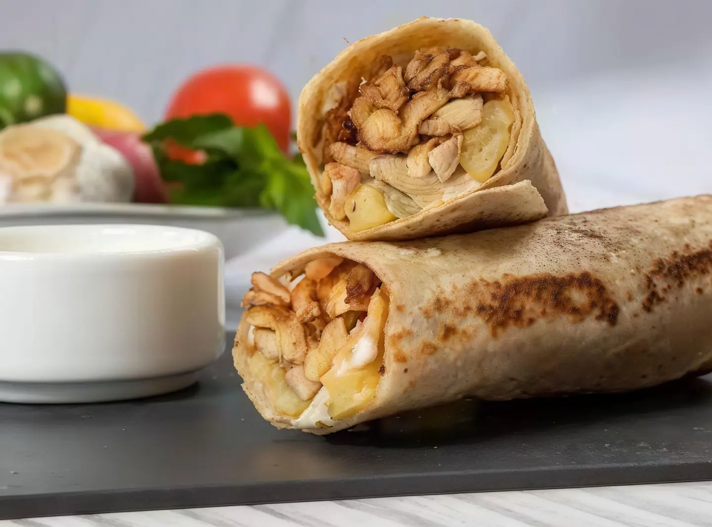 سندوش شاورما كبير عادي
