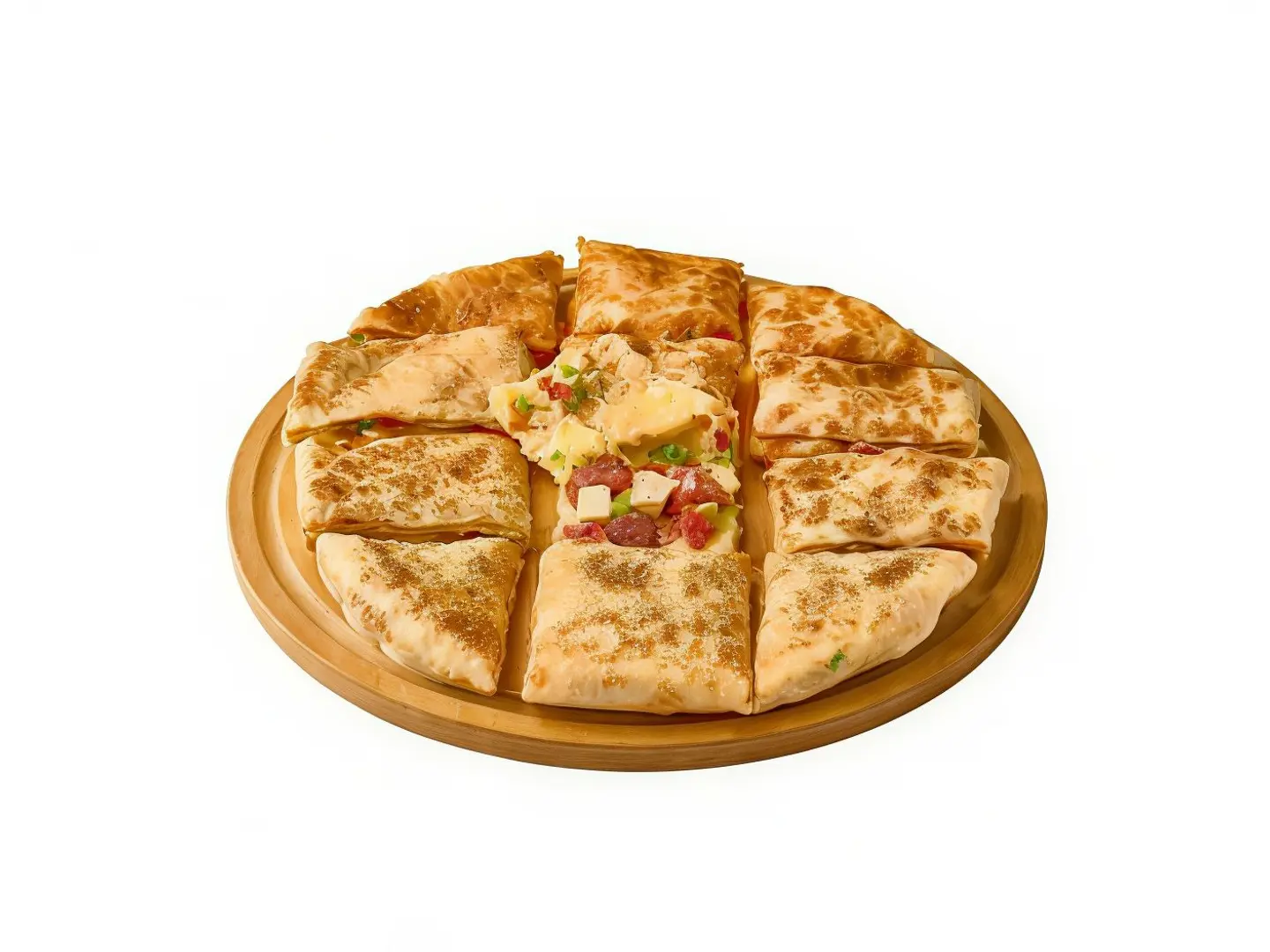 Sausage, Pastrami, And Kiri Cheese Pies