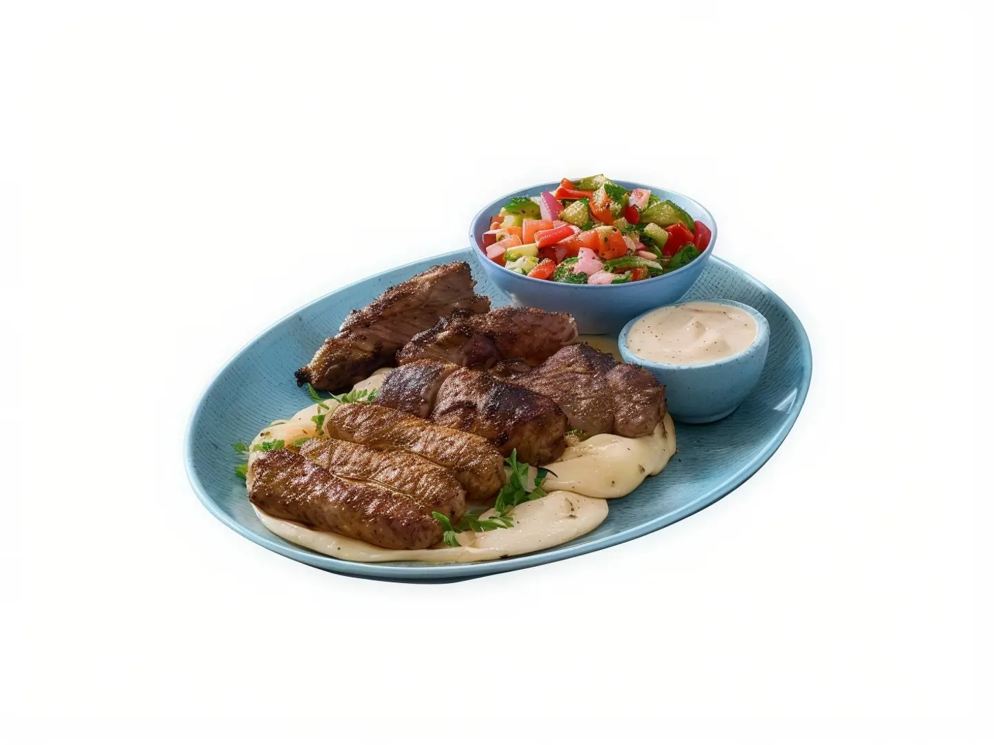 Charcoal Grilled Meat Meal