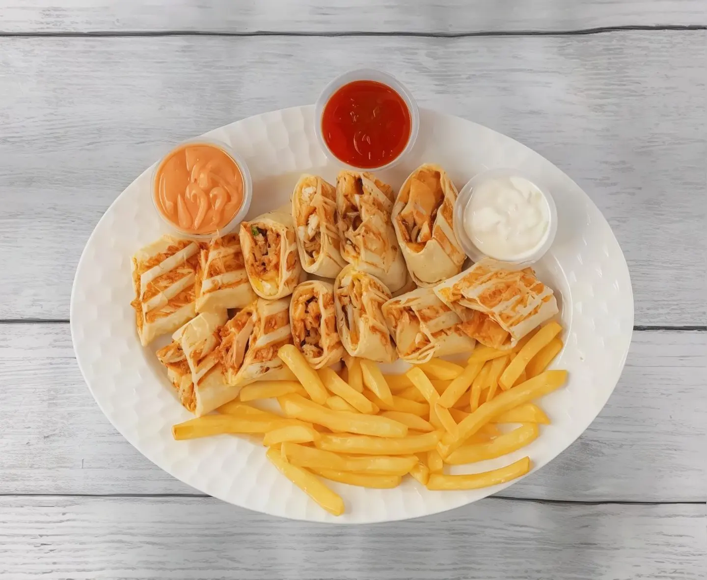 Medium Plate With Cheese