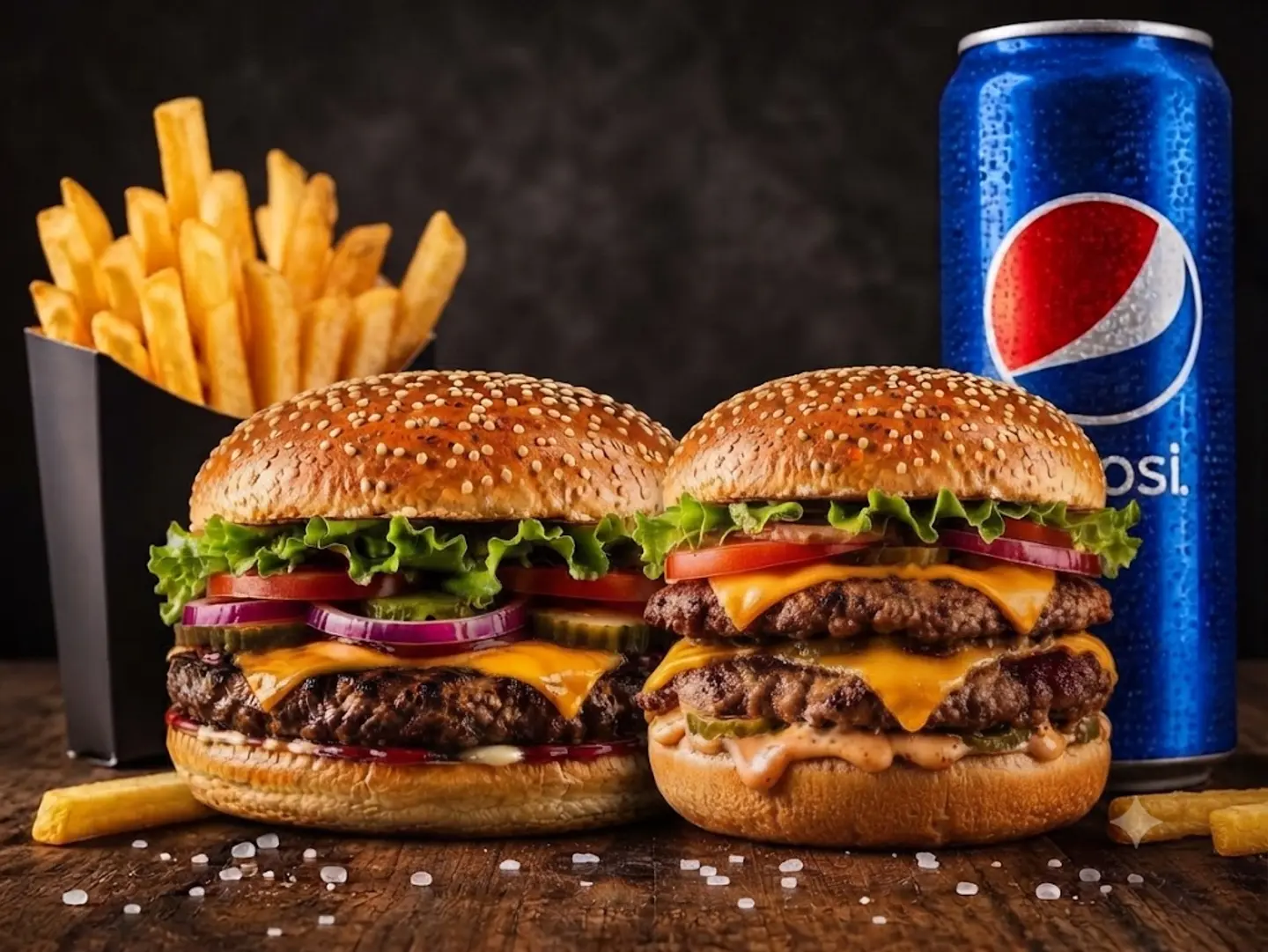 Two Beef Burger Mea