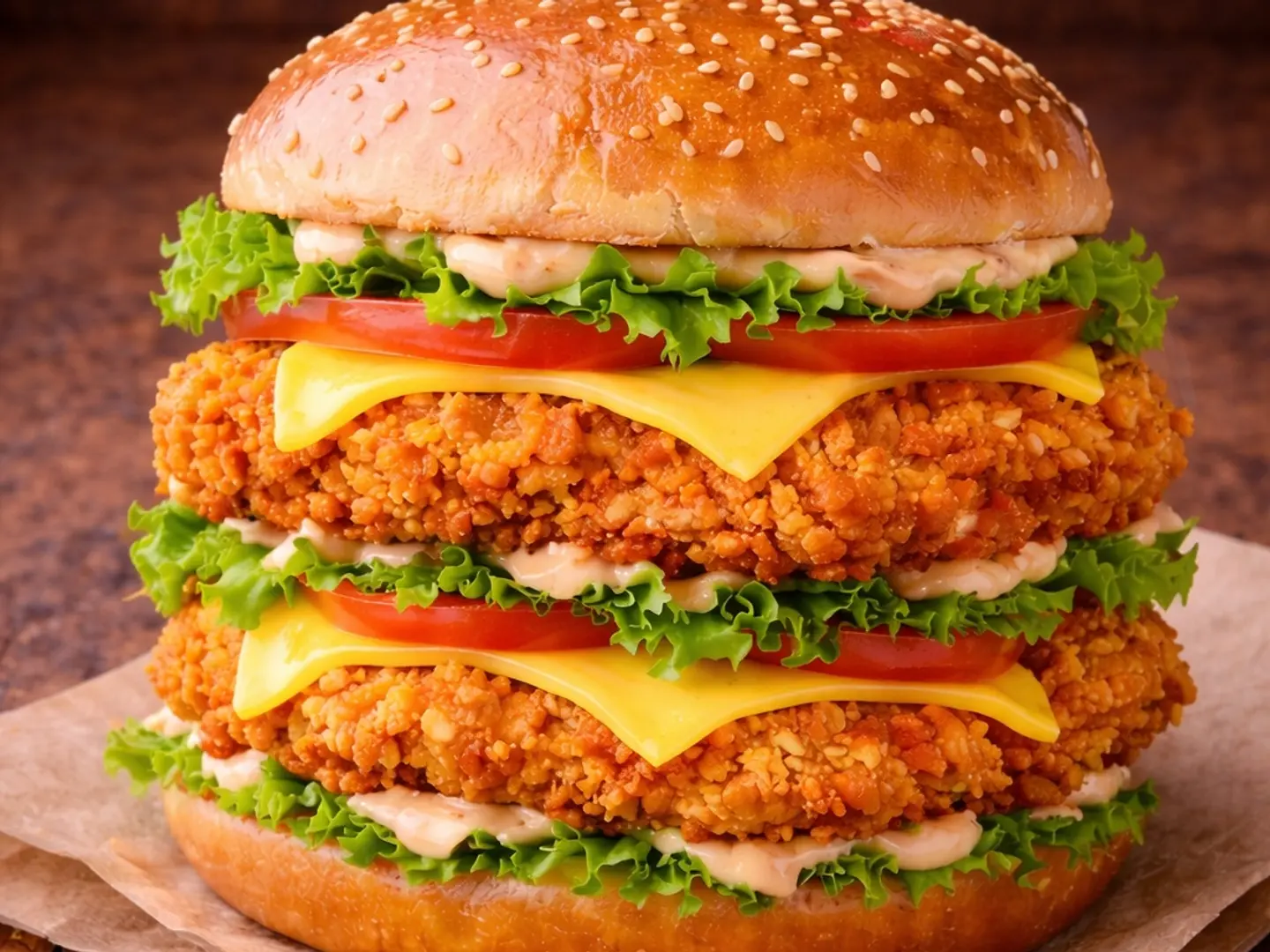 Double Zinger Burger