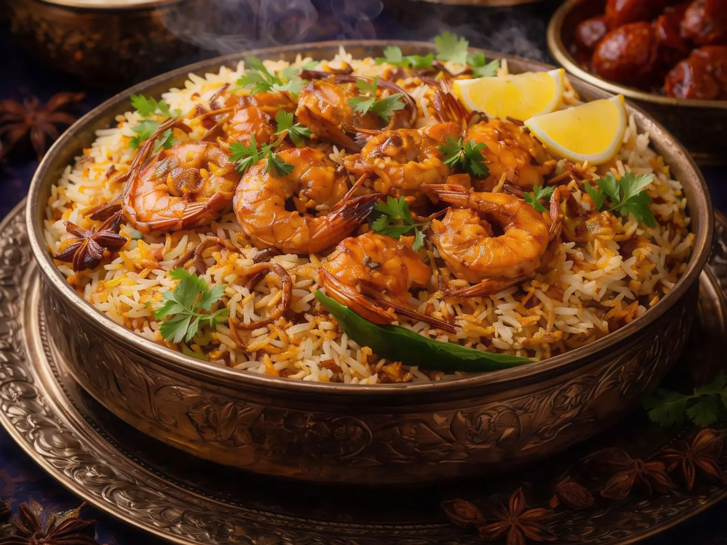 Prawns Biryani