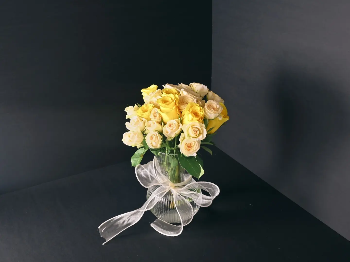 فازه ورد درجات الأصفر