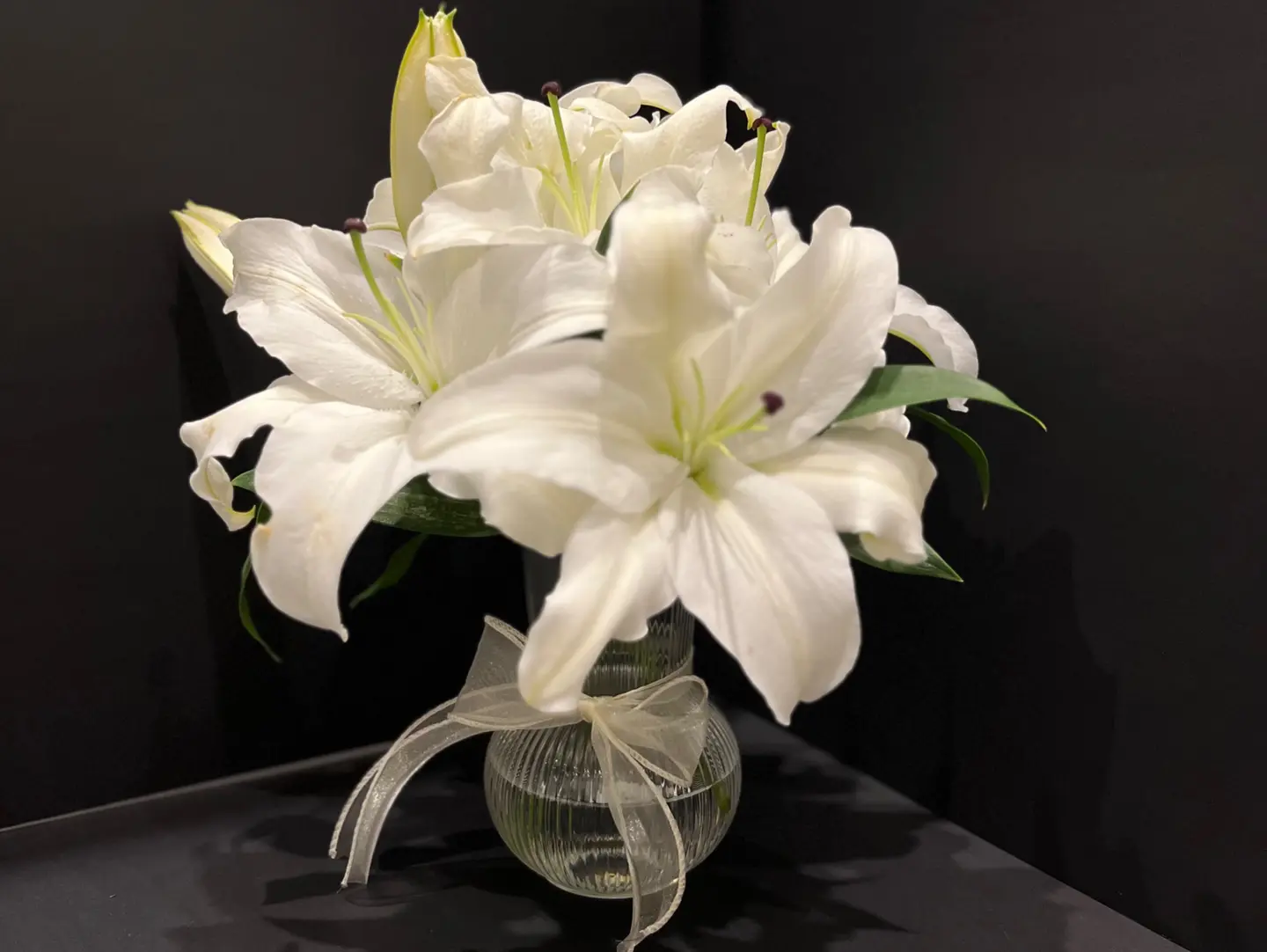 Lily Vase, Four Branches
