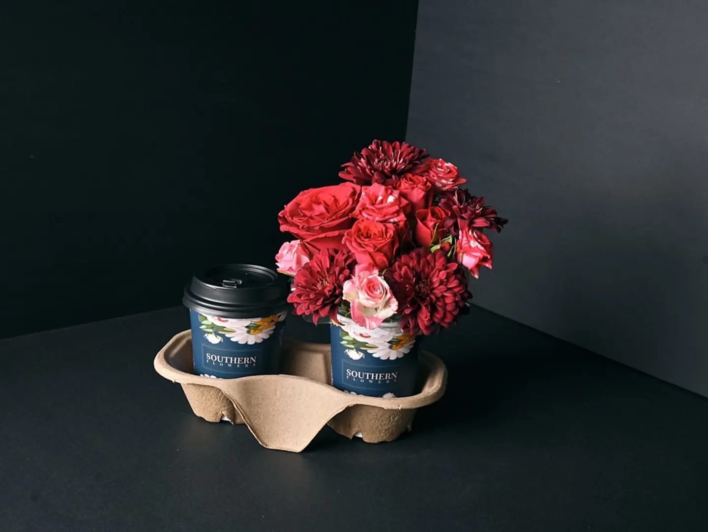 Today's Coffee With Red Roses