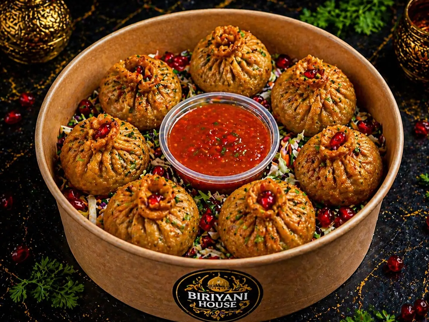 مومو دجاج (مقلي)