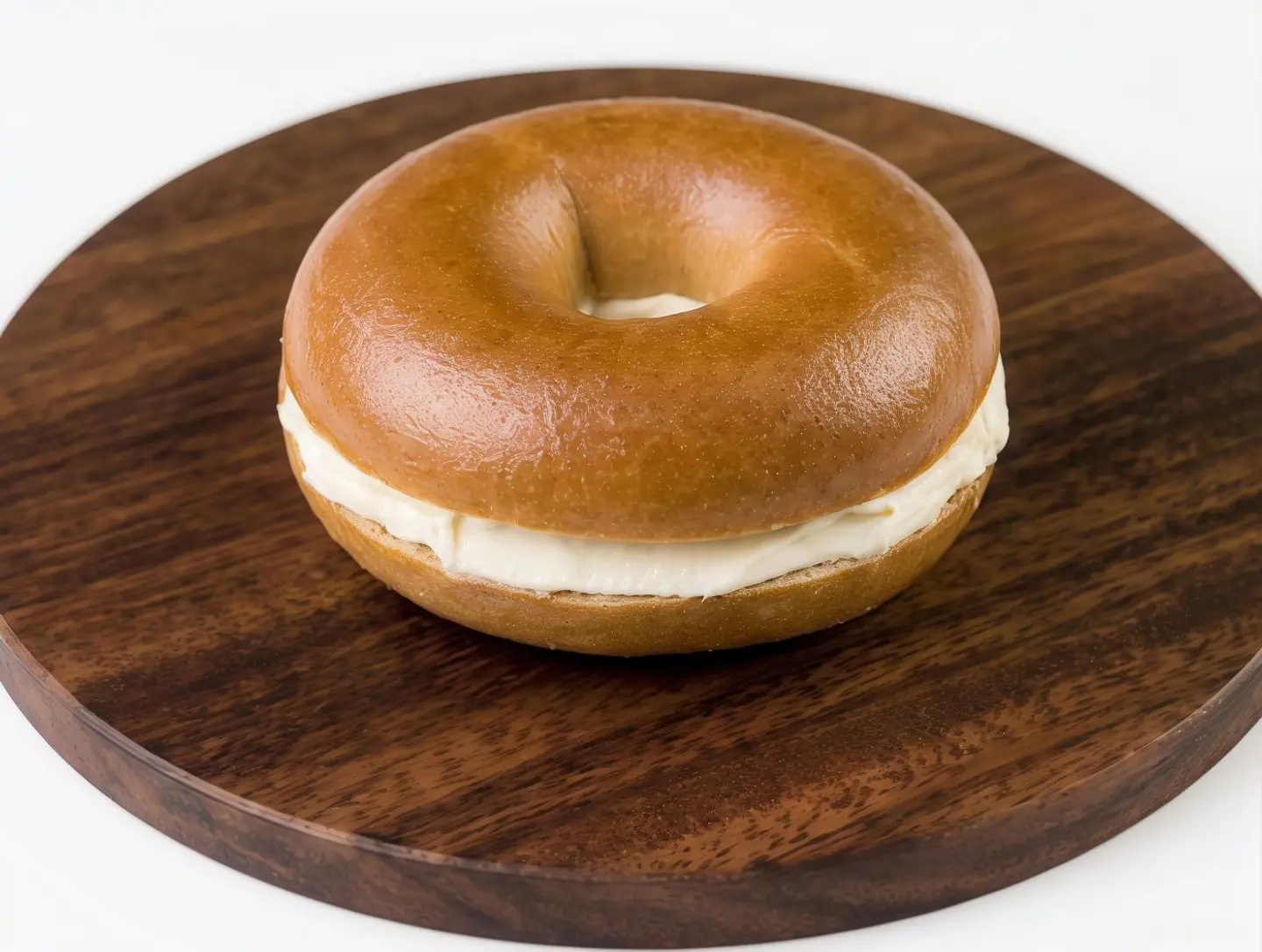 خبز البيجل بالجبنة الكريمية