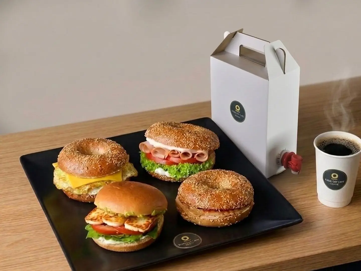 صندوق الإفطار والقهوة