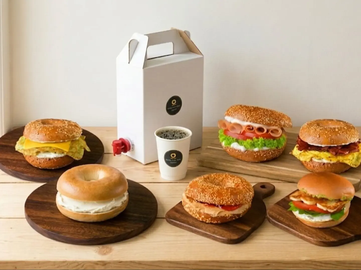 صندوق الإفطار والقهوة