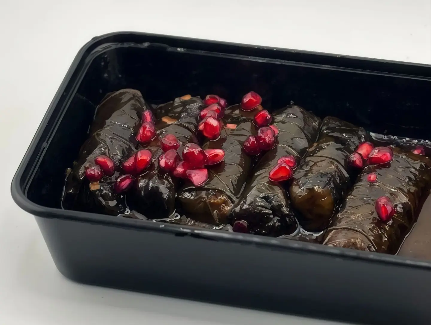 Grape Leaves With Pomegranate Molasses