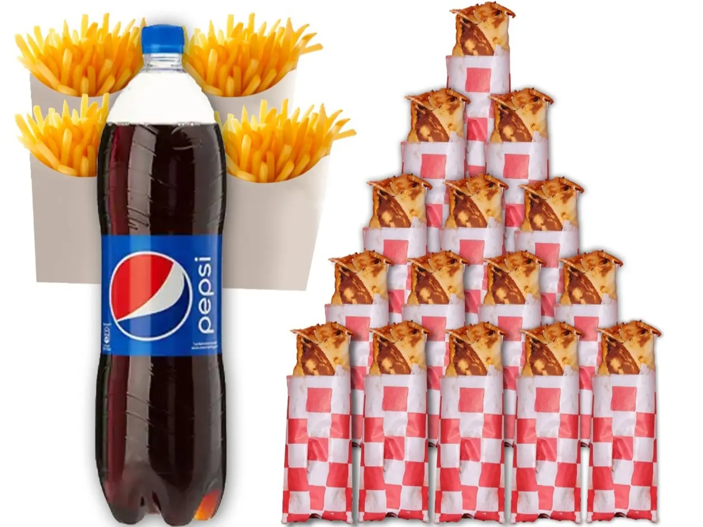 خمسة عشر شاورما