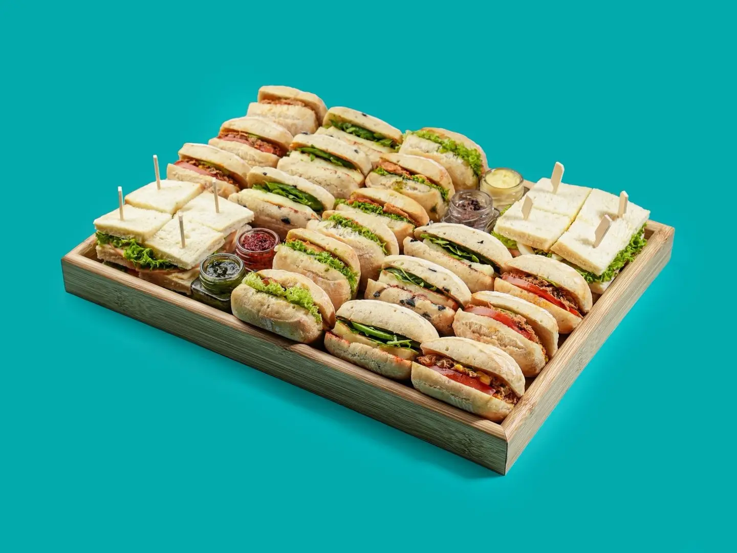 Sandwich Tray For Gatherings