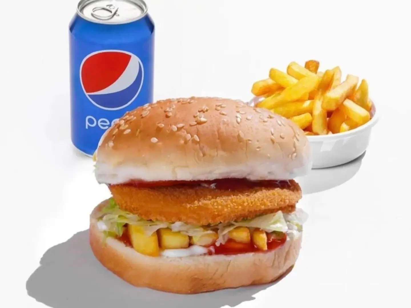 وجبه برجر دجاج