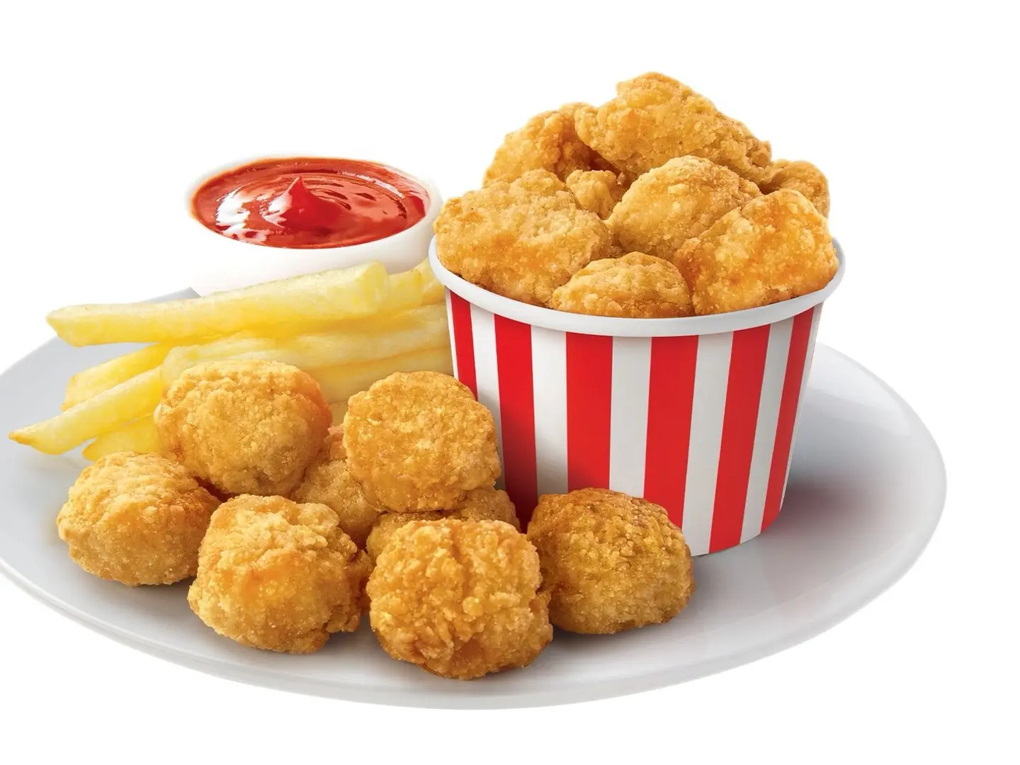 بوب كورن دجاج مع بطاطس