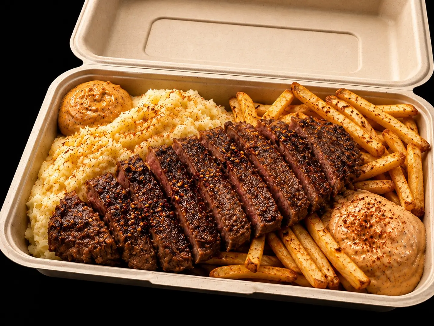Crusty Steak