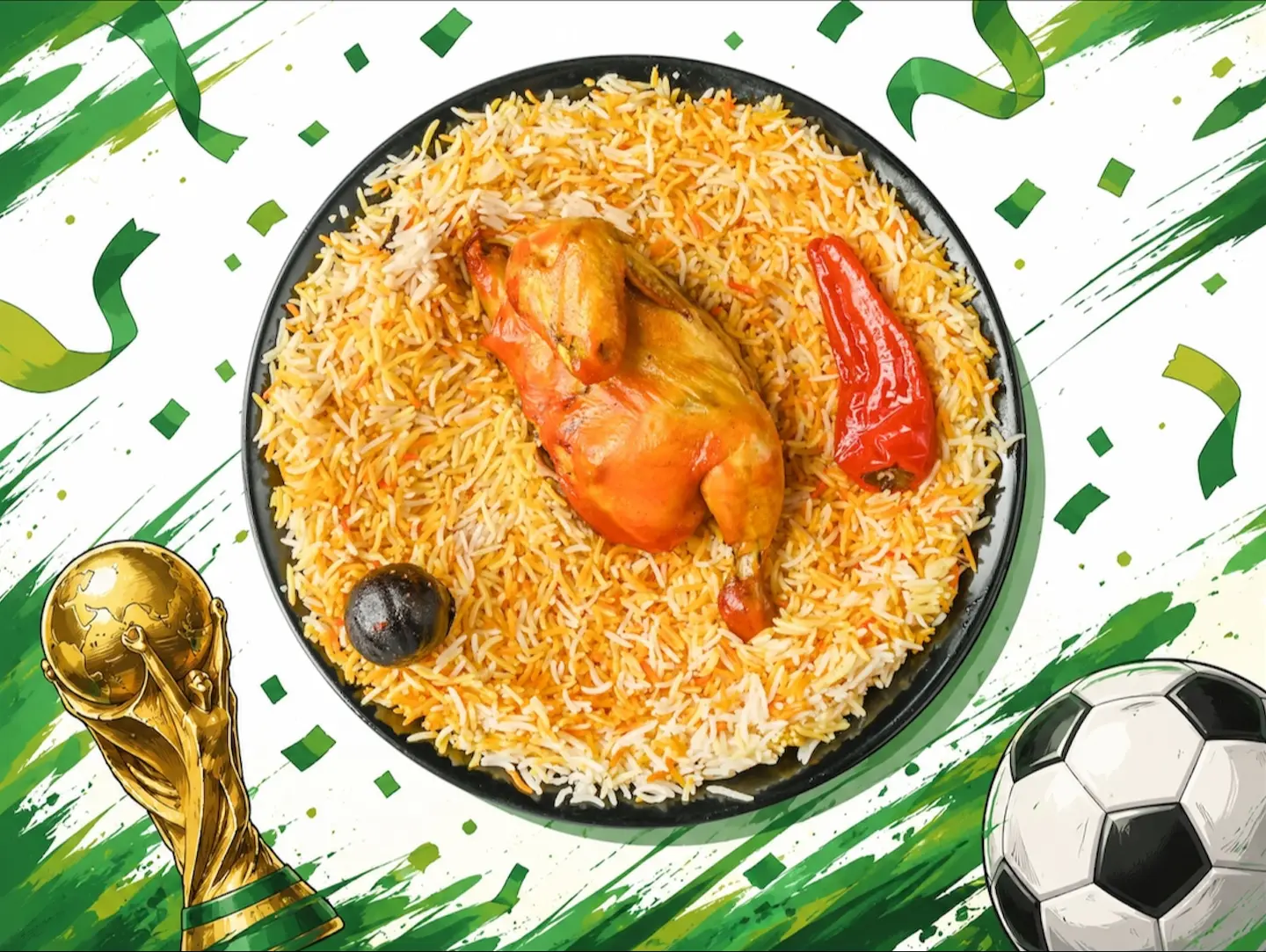 نصف دجاج مندي مع ارز (سعودي او مندي او بشاور)