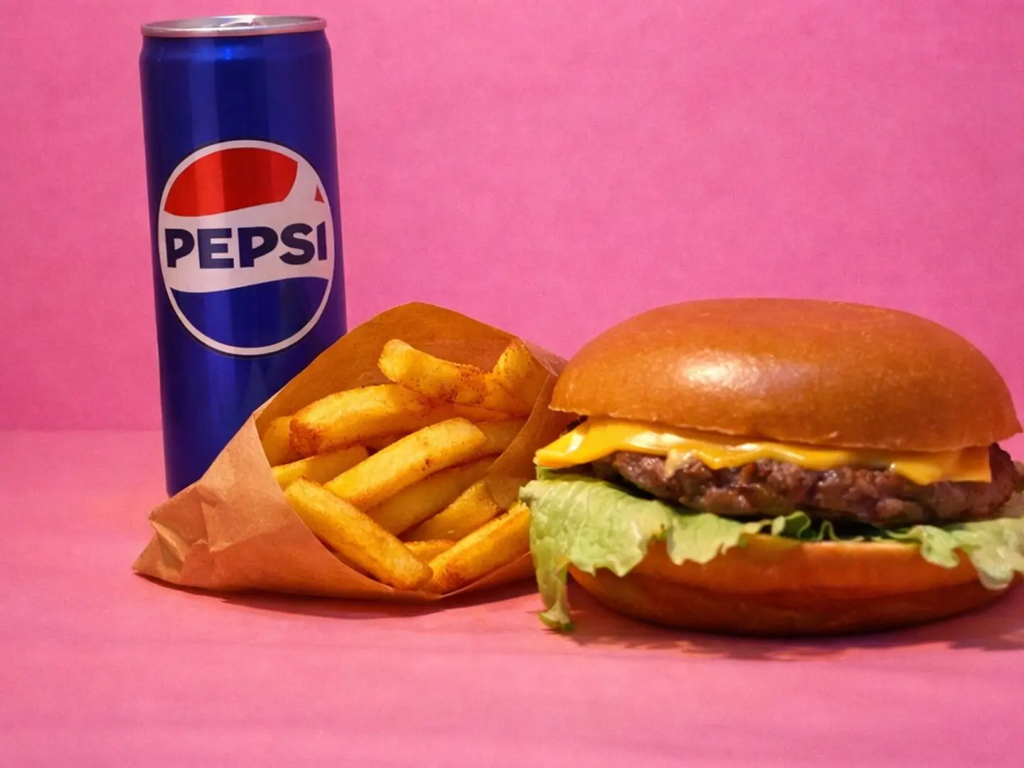 وجبة برجر لحم