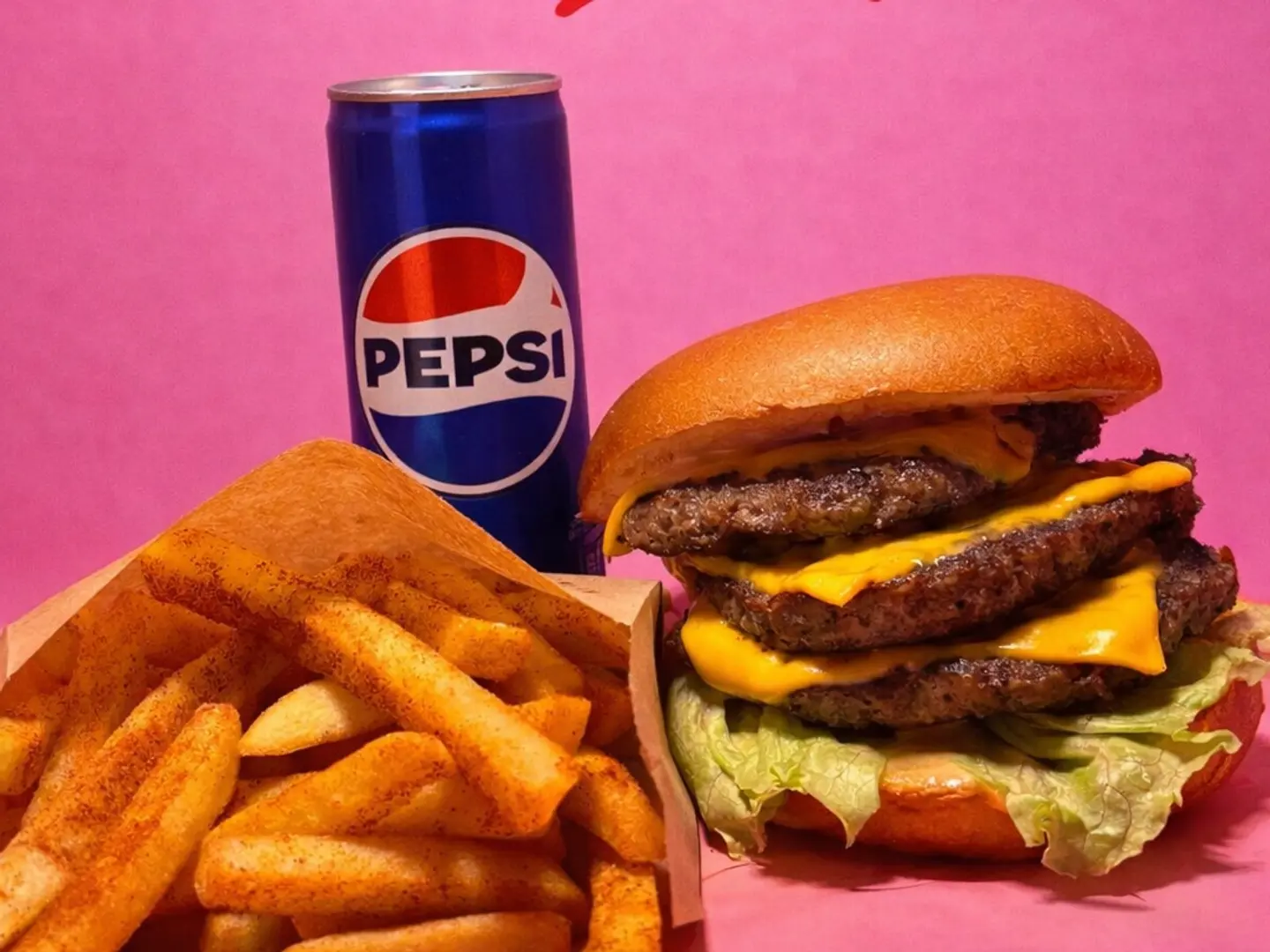 وجبة برجر لحم تربل