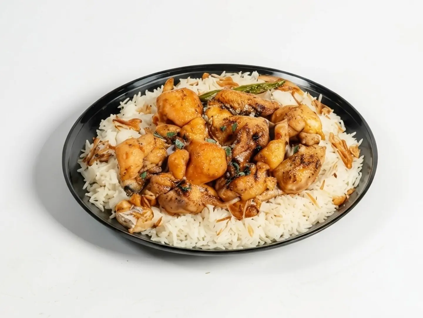A Portion Of Stir Fried Chicken