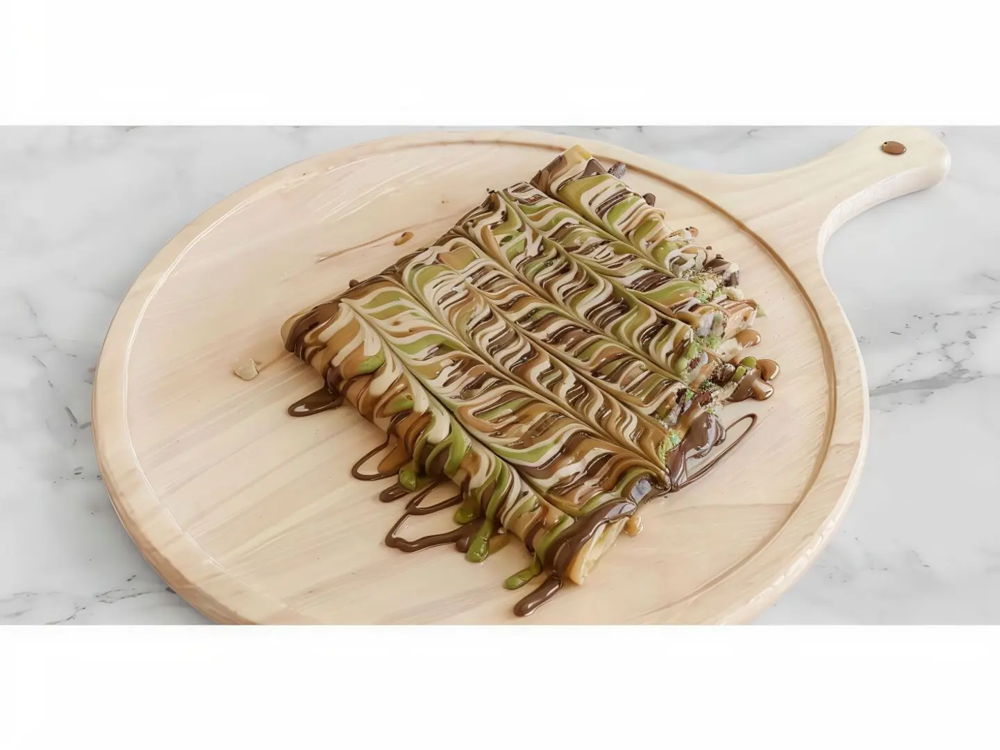 Nutella And Pistachio Crepe