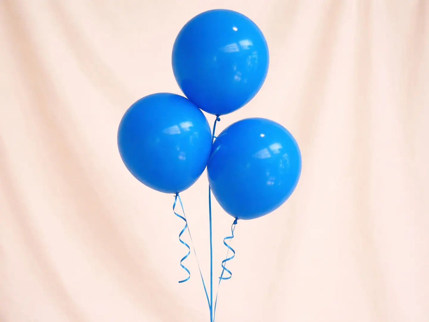 Light Blue Hylium Baloon For Occasion Three