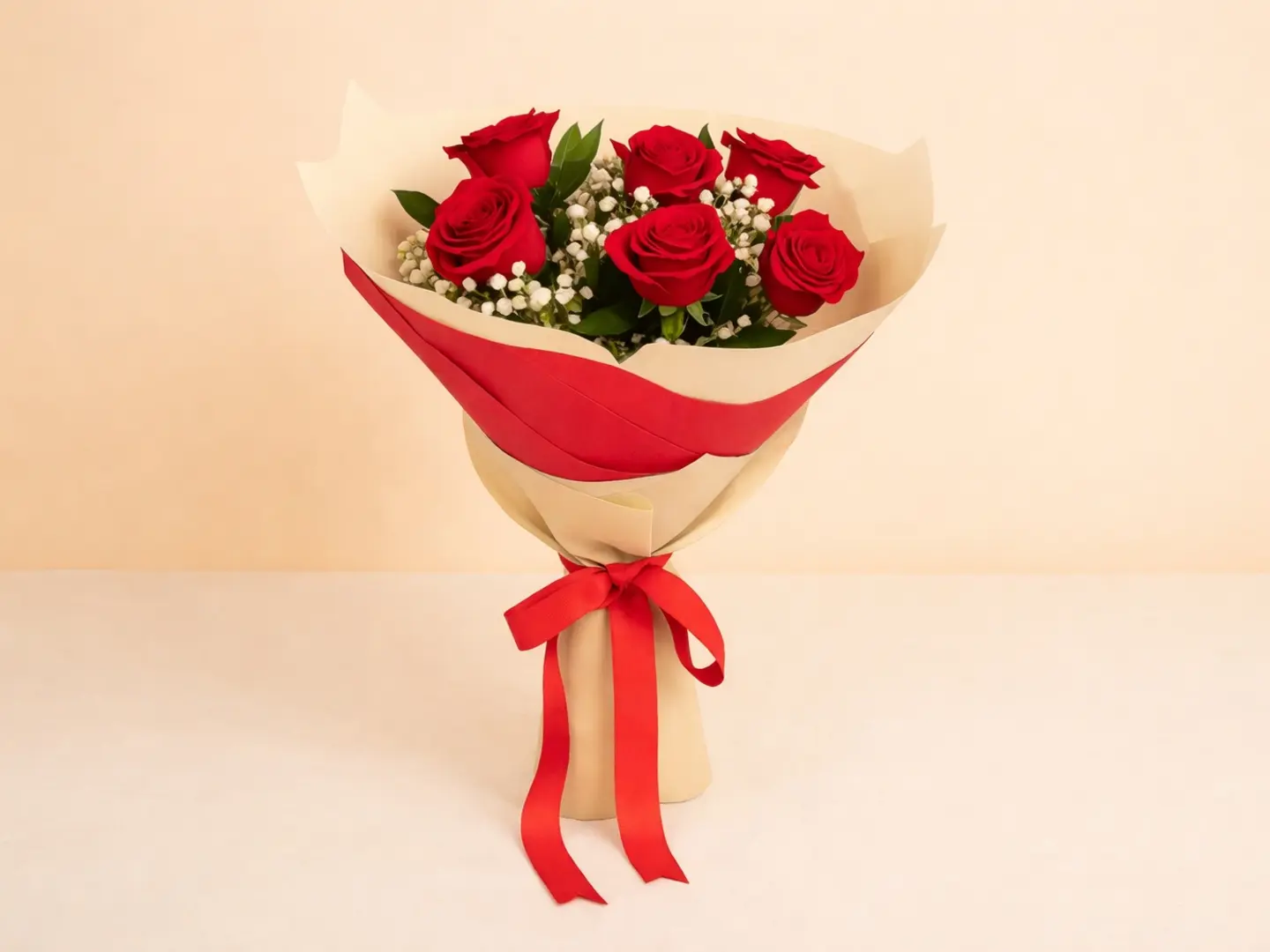 باقة زهور جميلة من الحب