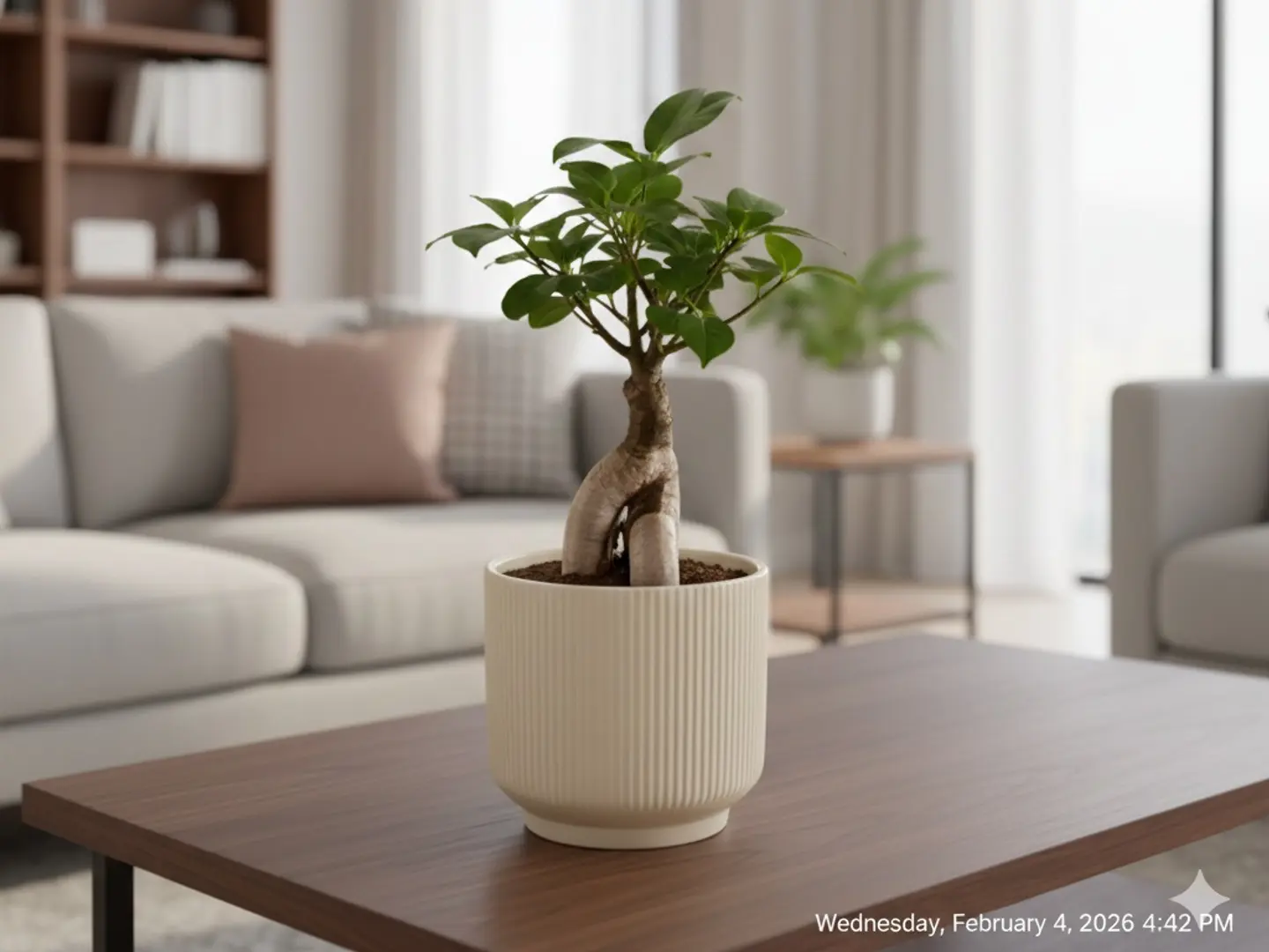 وعاء سيراميك لنبات البونساي