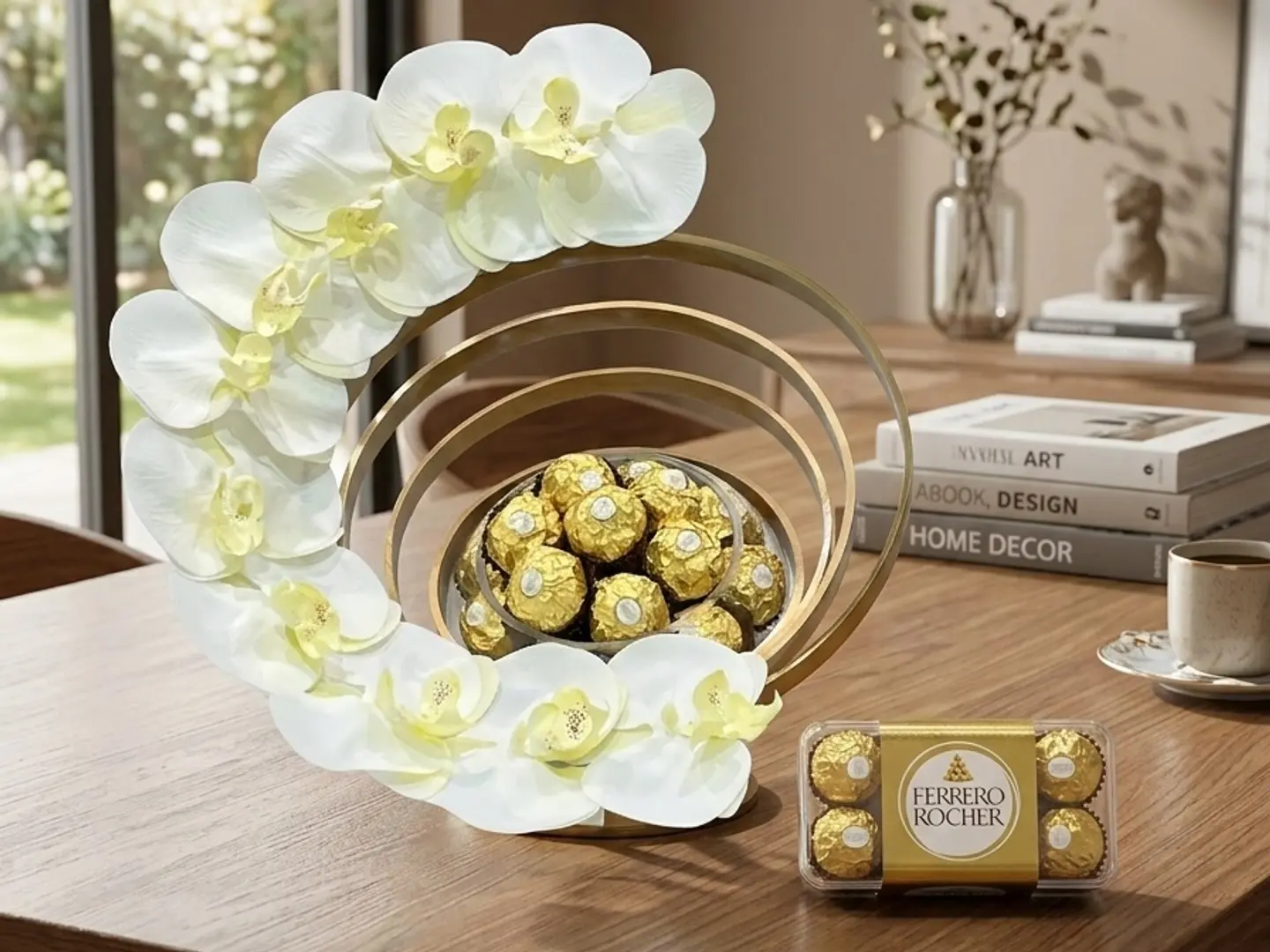 قوس الإزهار السماوي مع فيريرو روشيه