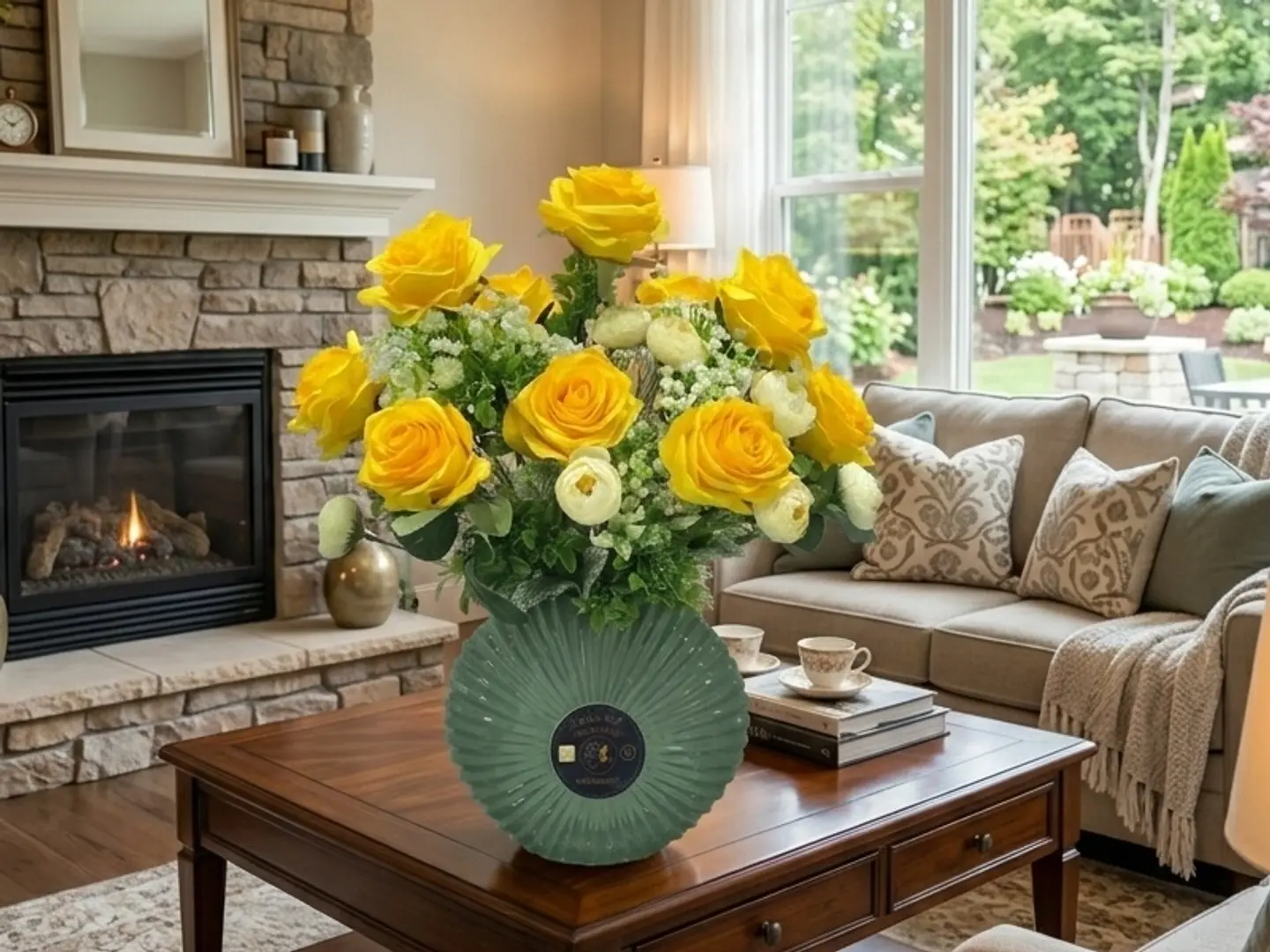 مجموعة هدايا الساعة الذهبية لها