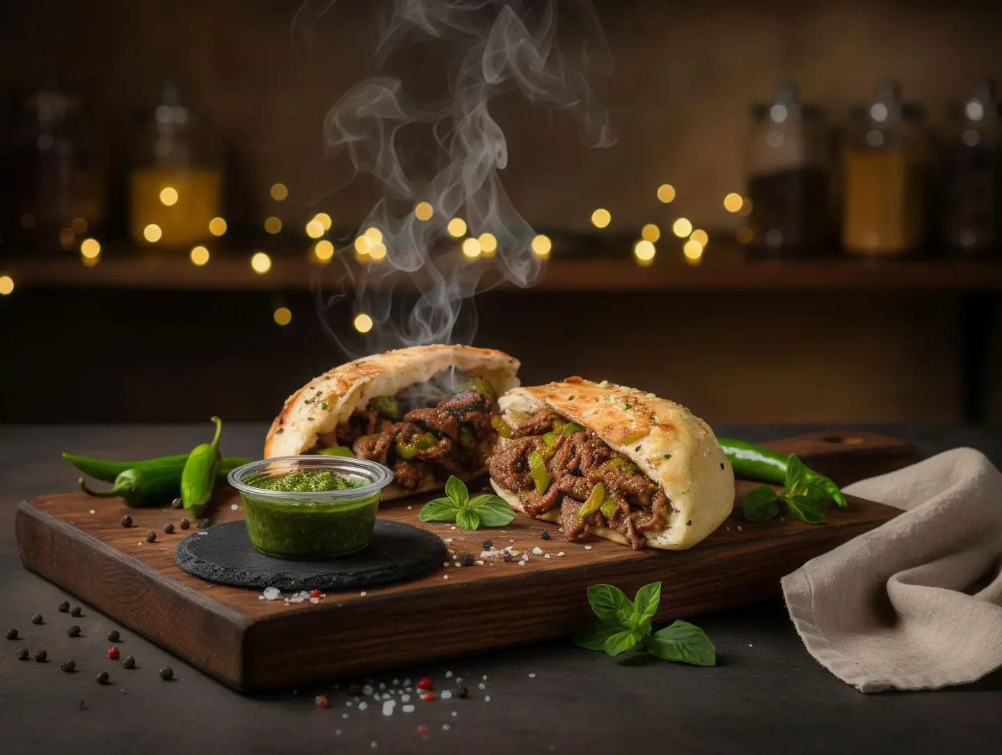 كبدة مع بستو