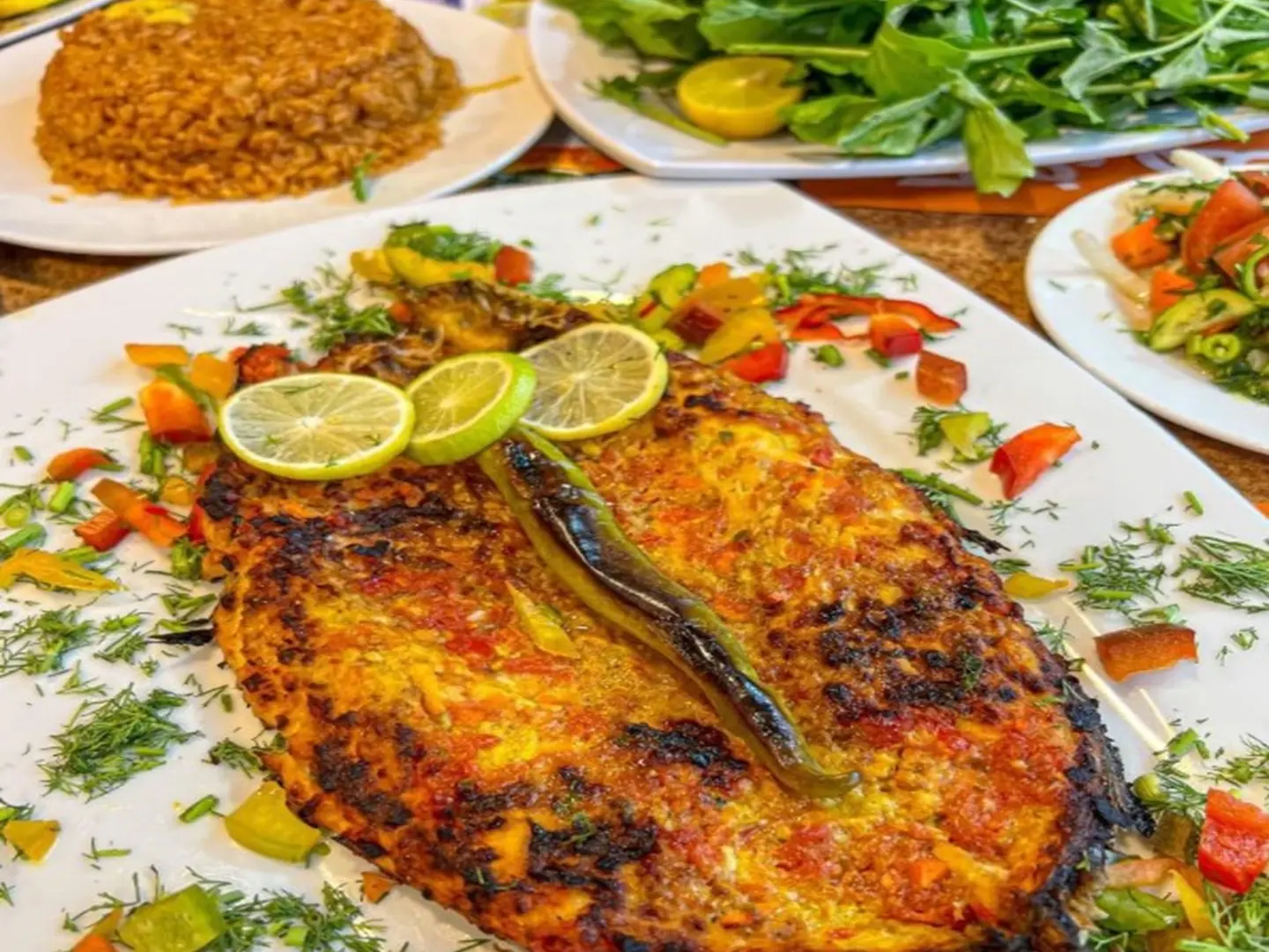 وجبة سمك دنيس سنجاري