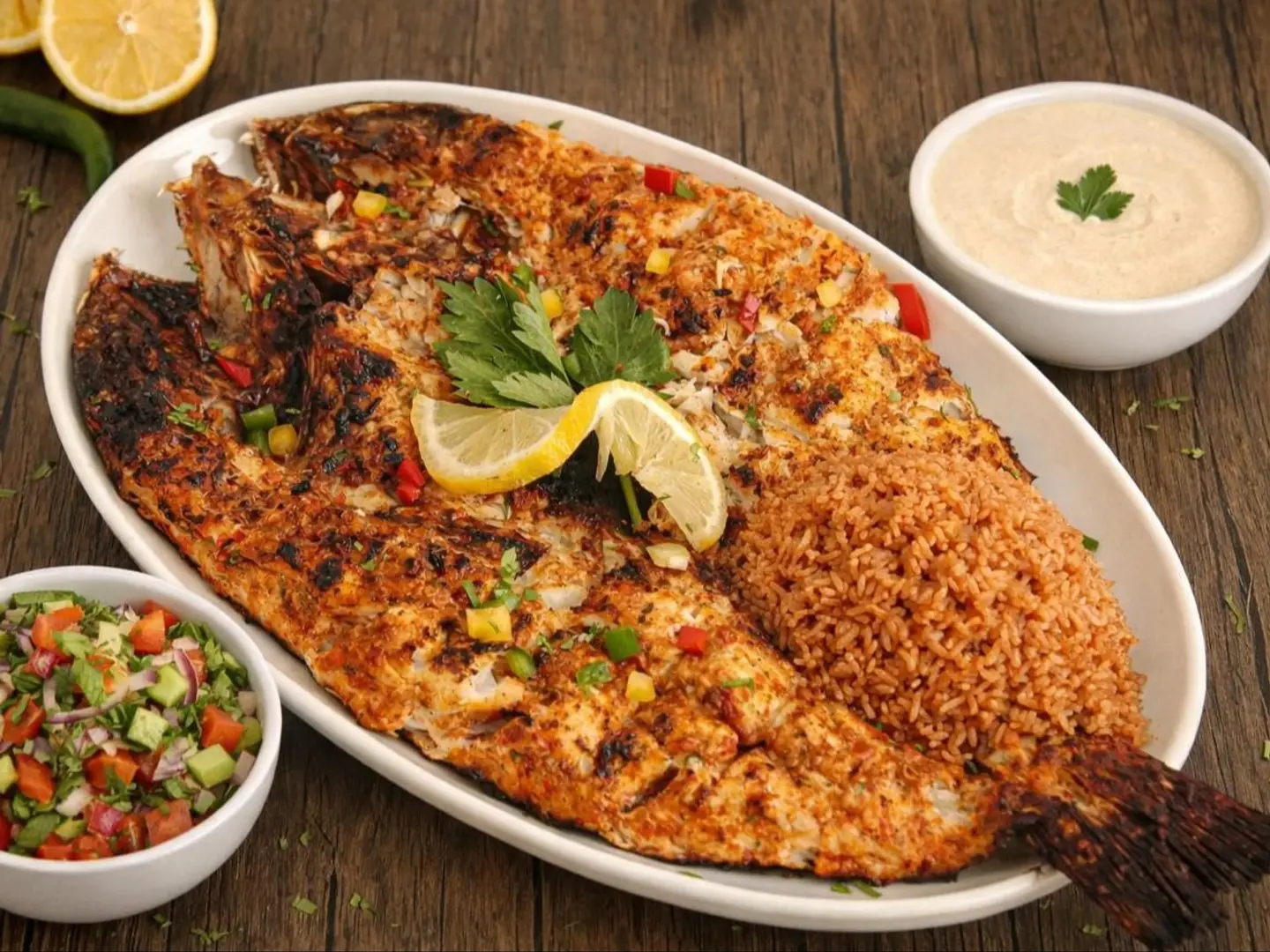 وجبة سمك ماكريل سنجاري