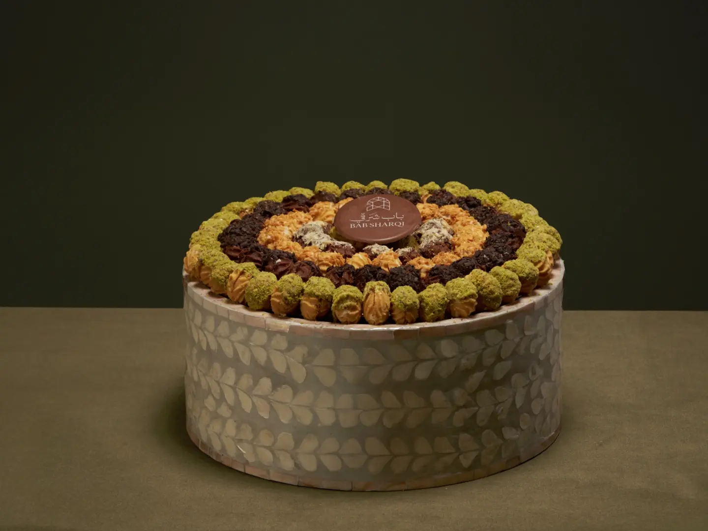 صينية بيتيفور وسط - رصاصي