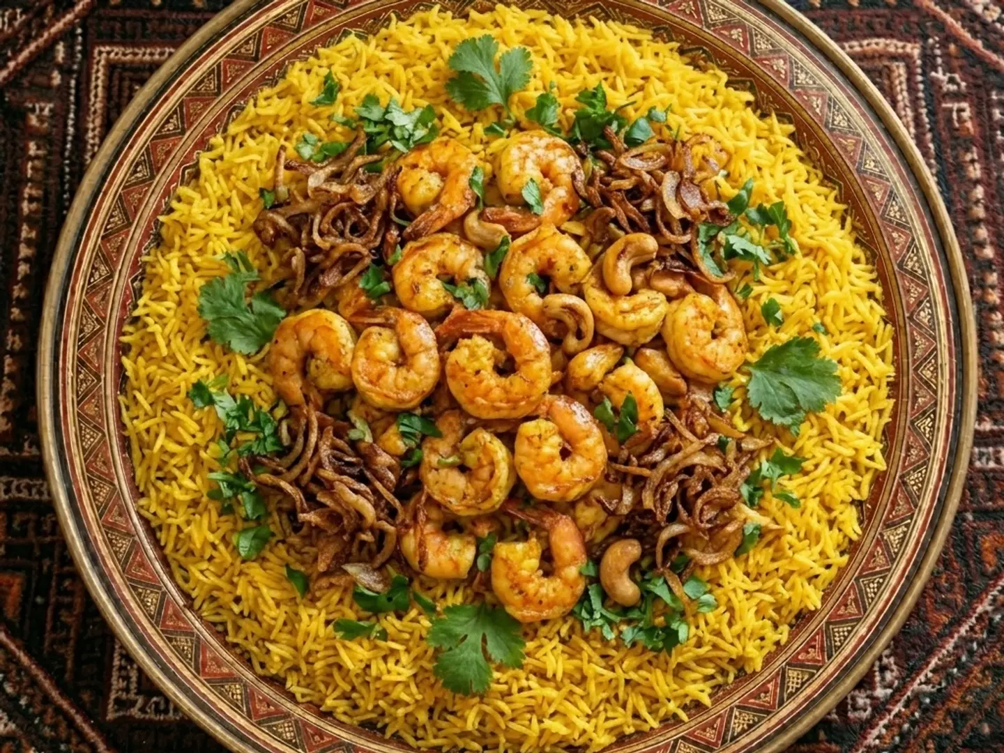 Shrimp Kabsa Feast