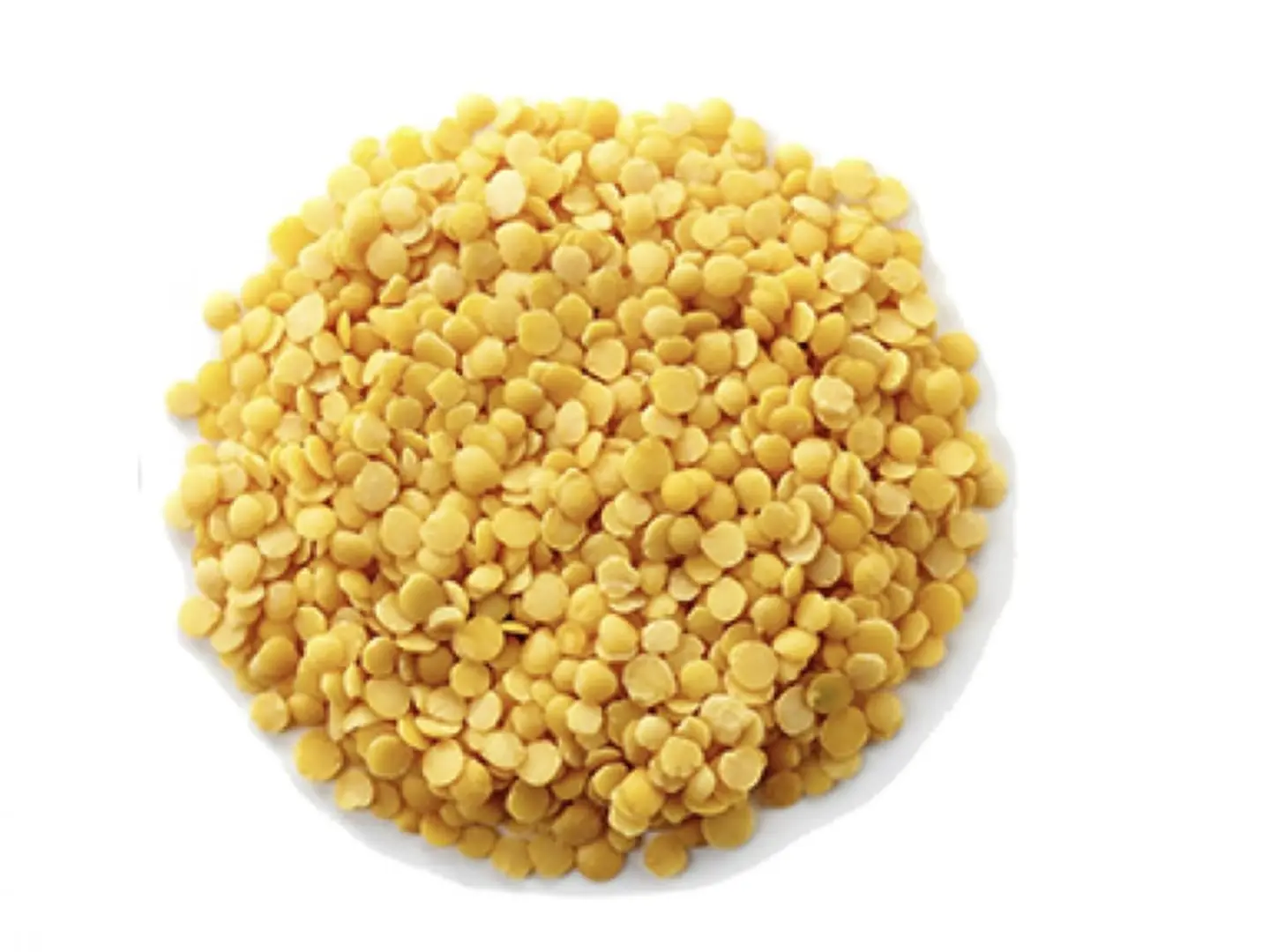 عدس اصفر مجروش 1 كيلو