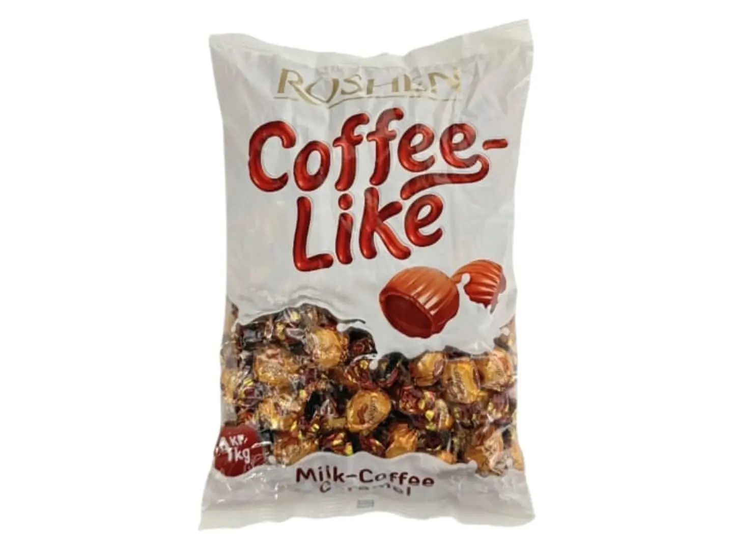 حلوى صلبة كوفي لايك محشوة بحشوة الحليب و القهوة 1 كيلو من روشن