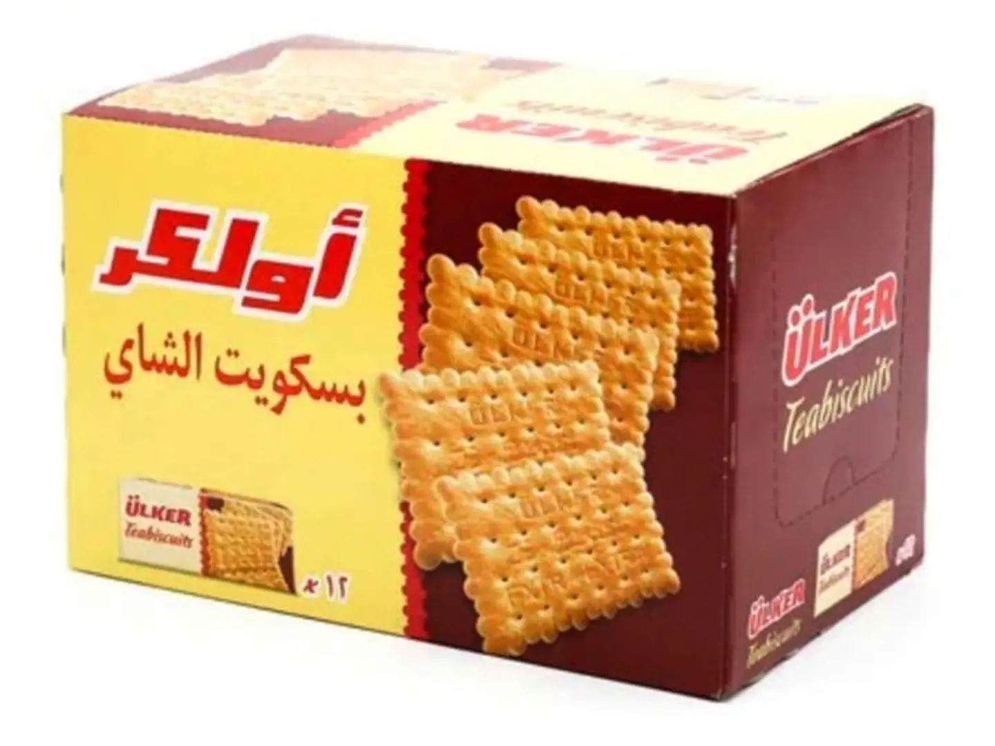 بسكويت الشاي اولكر 12 حبة اولكر